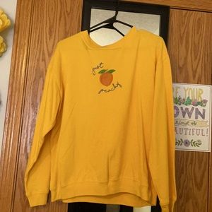 Xl yellow long sleeve shirt